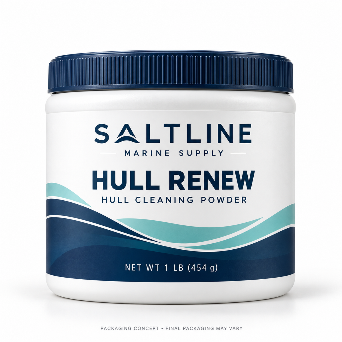Saltline Hull Renew hull cleaning powder tub, 1 lb